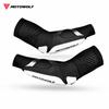 MOTOWOLF Motorrad Ellbogenschoner CE-zertifizierte Armschoner Schlagfest Atmungsaktiv Anti-Rutsch-Schutz für Dirtbike Motocross MTB