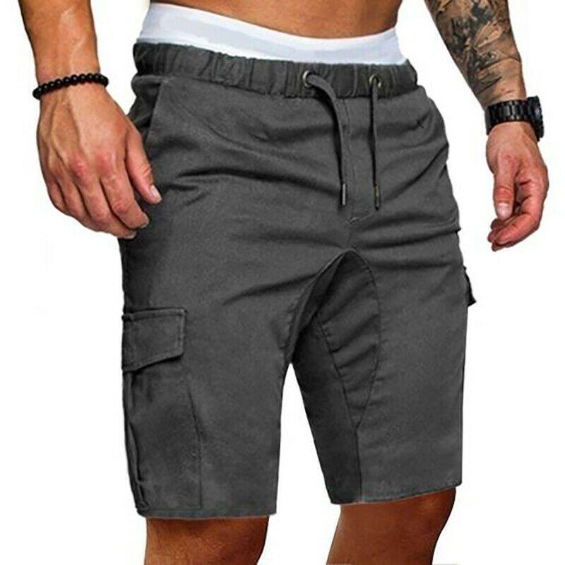 Men Shorts Summer Gym Sport Running Workout Cargo Pants Jogger Trousers Training