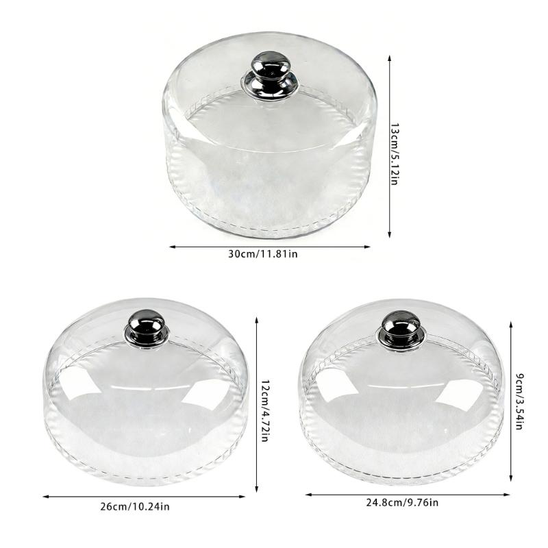 Shatterproof Food Storage Dome for Camping and Garden Parties with Clear Visibility Easy to Cleaning Cake Protector