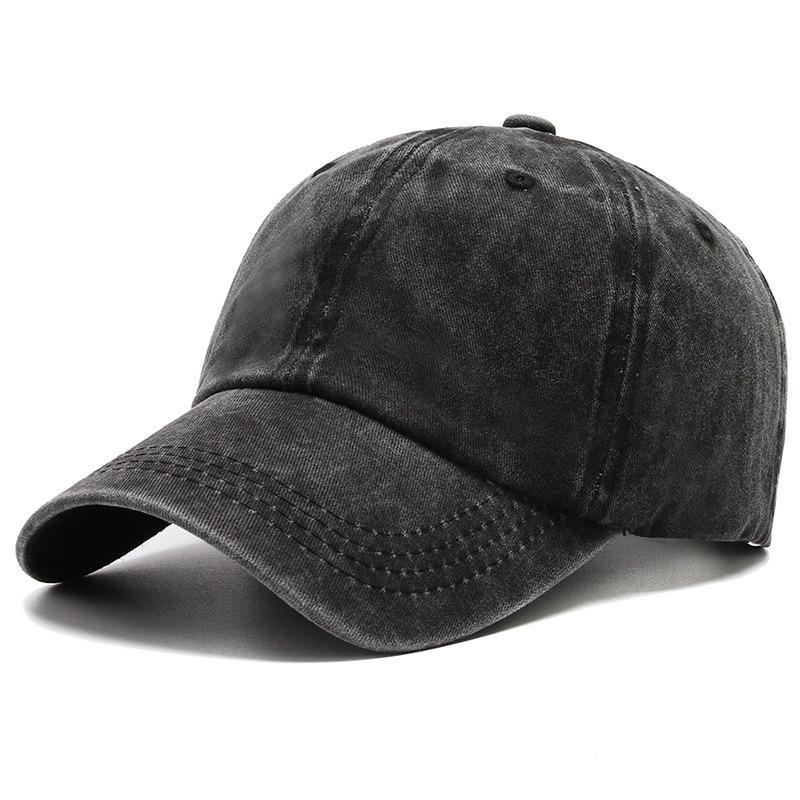New Retro Washed Baseball Cap: Unisex, Face-Slimming, Versatile, Casual, Sun Protection, Autumn Hat