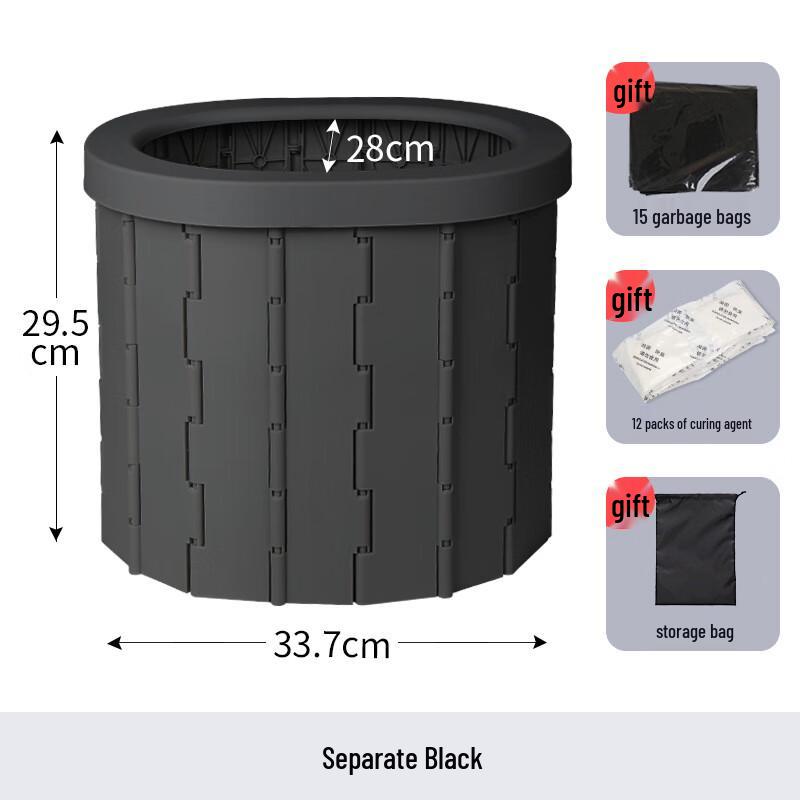 NuFeng Портативный складной аварийный туалет для автомобиля