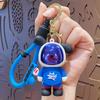 Tide Cool Bear Keychain Pendant Creative Cartoon Couple Car Key Chain Schoolbag Small Pendant Small Gift