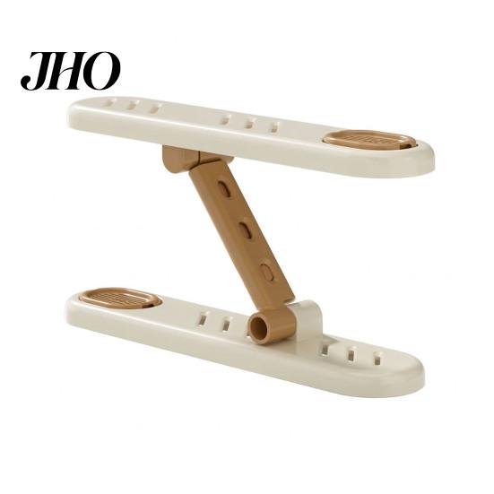 Shoe Stacker Organizer Adjustable 3-Level Holder with Aroma Box Space Saving Storage Solution Shoes Stacking Rack for Cabinet Organization Height