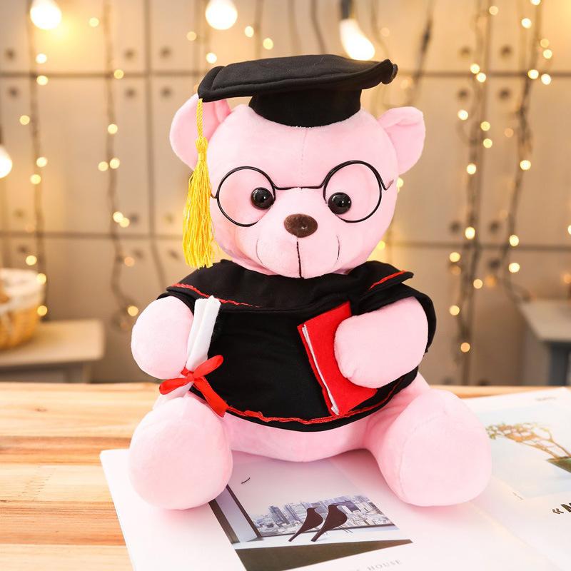 Graduation Season Dr. Bear Hat Doll Plush Toy Graduation Doll Doll Ragdoll Graduation Gift