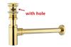 Brass Bathroom Basin Sink Tap Bottle Trap Drain Kit Waste TRAP Pop Drain Deodorization Gold/Black/rose Gold /brushed Gold  DR444
