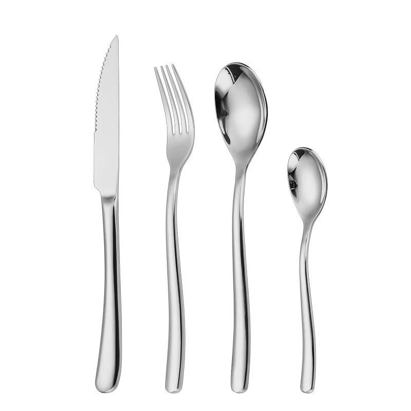 Gaiye Stainless Steel Cutlery Set - Mirror Polished 304 Grade