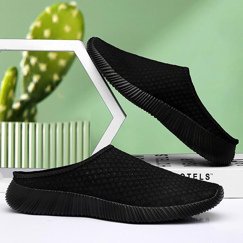 Summer Women's Shoes Fashion Black Outdoor Casual for Women Sneakers Flats Shoe Walking Mesh Breathable Solid Color Loafers