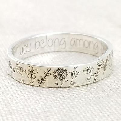 Wildflower Dandelion Ring: European & American Cross-Style