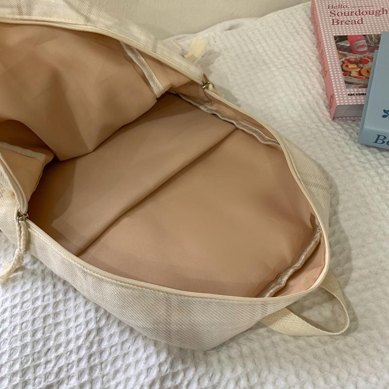 Japanese Leisure Art Mori Small Fresh Plaid Schoolbag Backpack Female Korean Version Junior High School Students Travel Backpack