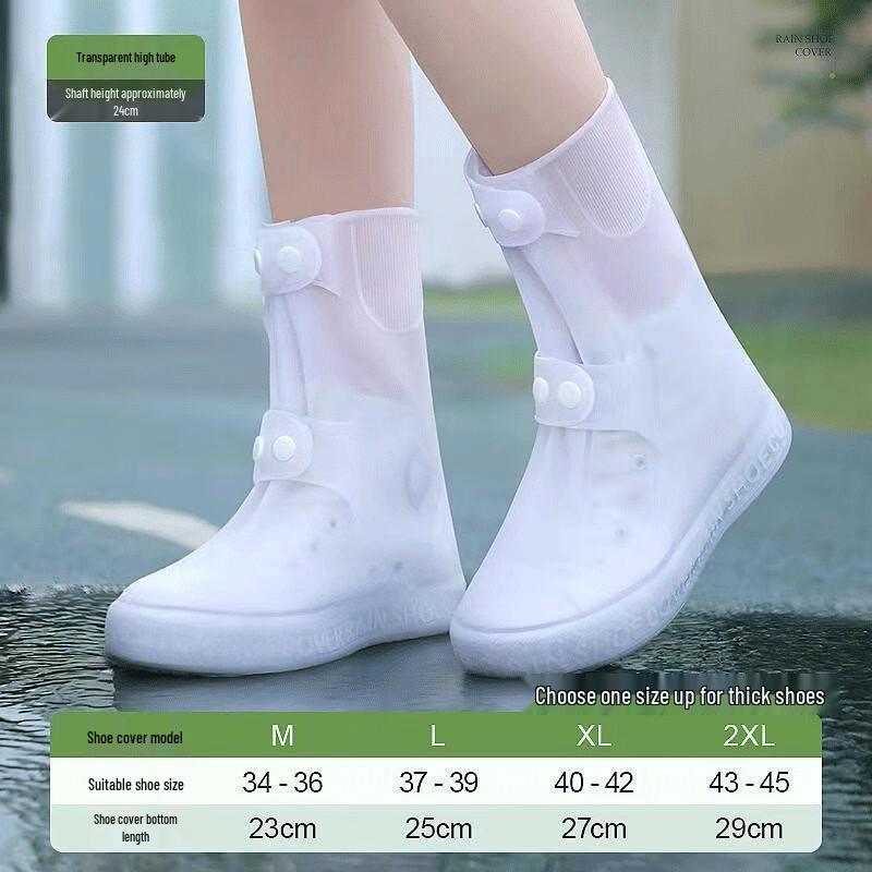 Thickened Waterproof Silicone Rain Shoe Covers