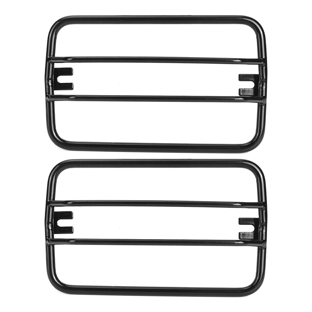 Turn Side Signal Light Protect Guards Black Grille Cover Fits for Jeep Wrangler TJ 19972006