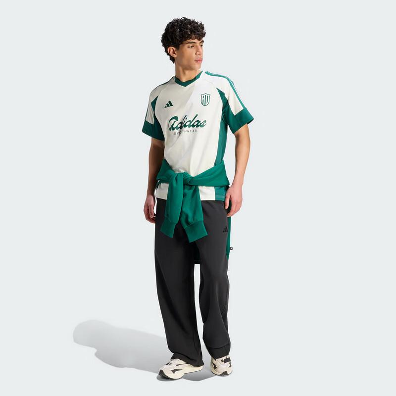 Adidas Men's Football-Inspired 3-Stripes Short Sleeve T-Shirt KS5052
