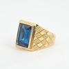 European and American Rings, Gemstones Vacuum Electroplating Multi-color Domineering Men's and Women's Exaggerated Rings