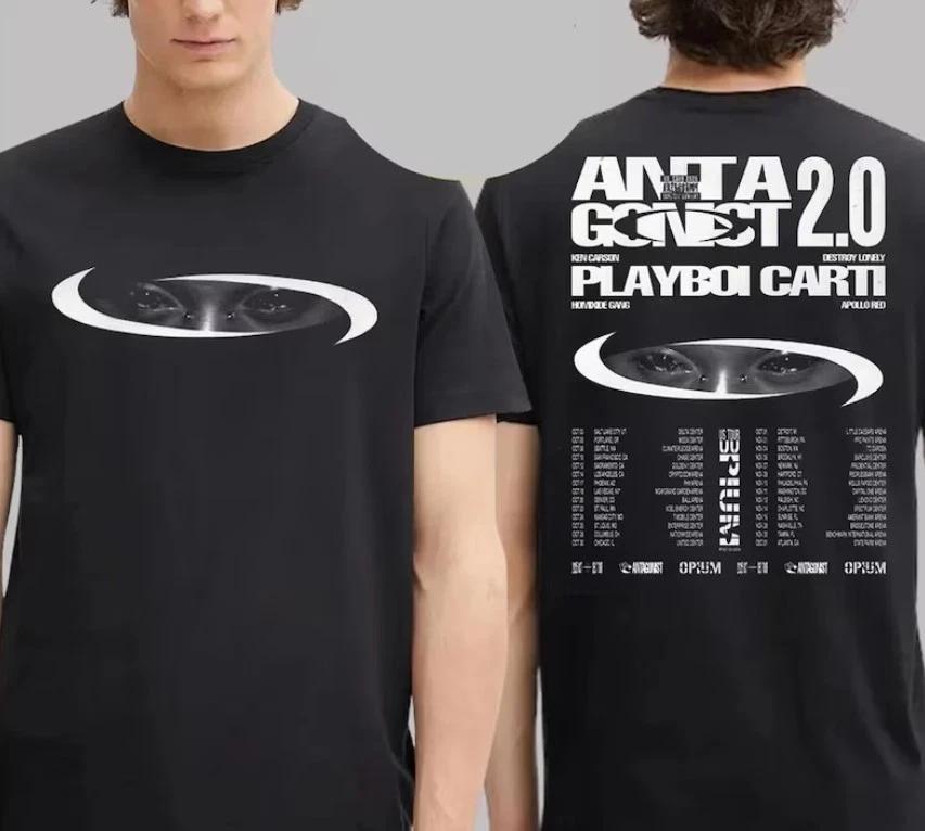 Antagonist 2.0 Playboi Carti US Tour 2025 Poster T-Shirt, reprint S