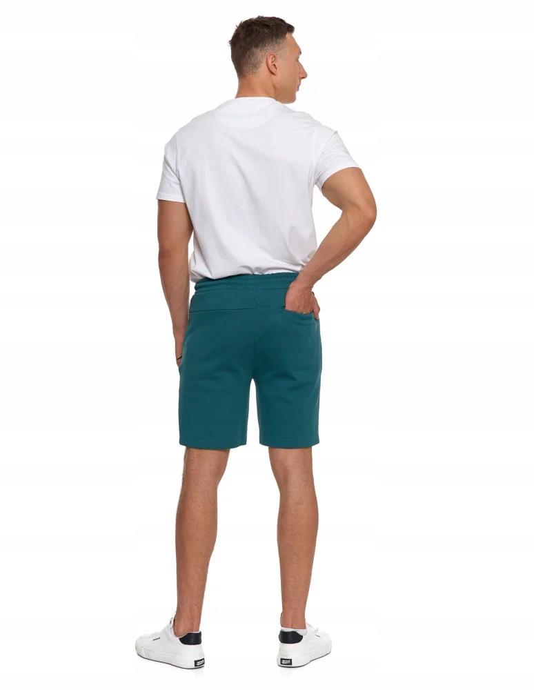 Men's Shorts with Zipper Pockets and Elastic Waist Summer MORAJ 3XL GREEN