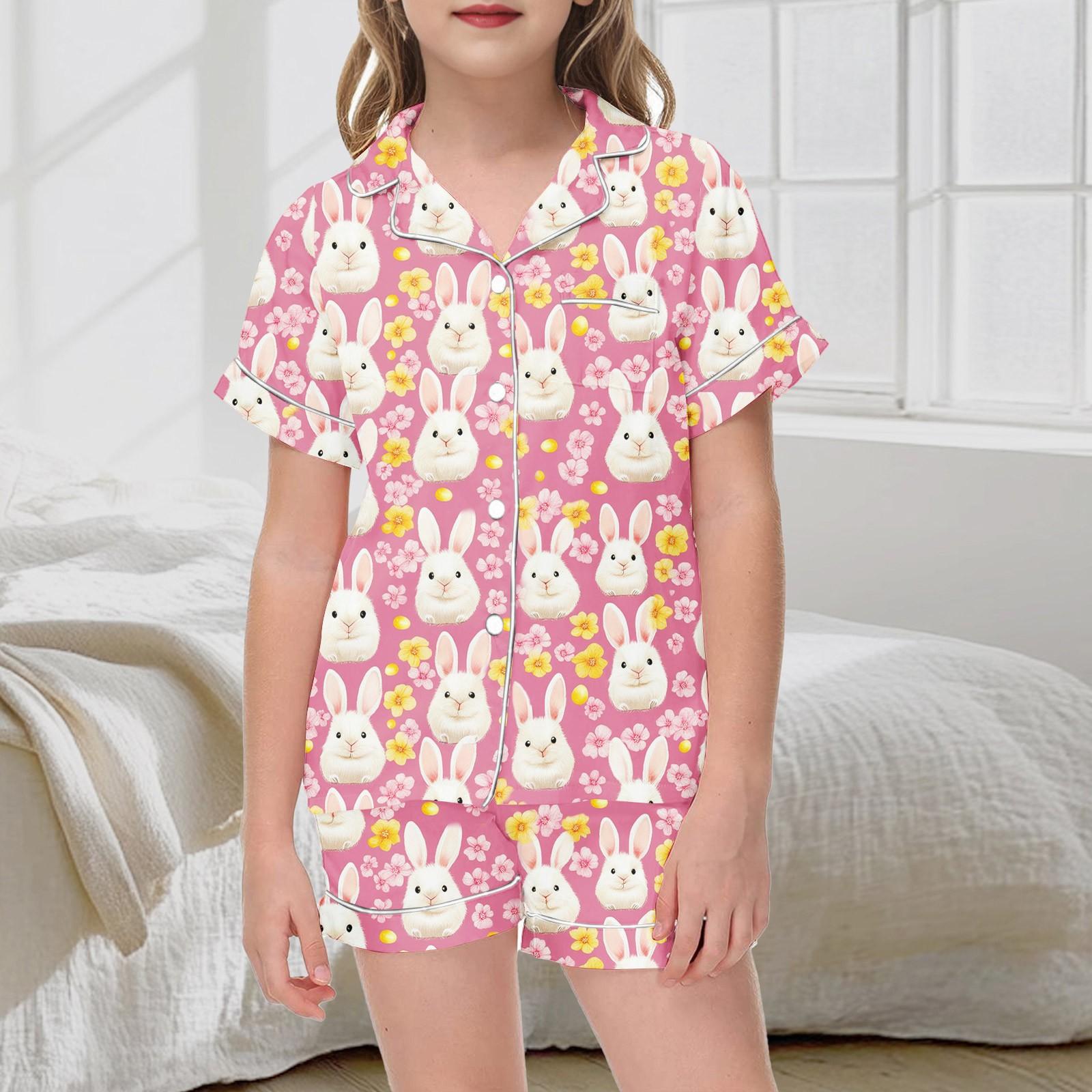 

Детский пижамный комплект с принтом - короткий рукав и шорты для сна 160 арбуз красный