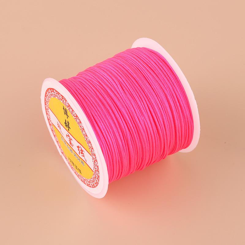Boting Jade No. 72 0.8mm Nylon Thread for DIY Braided Cord Bracelet Weaving and Pendant Making.