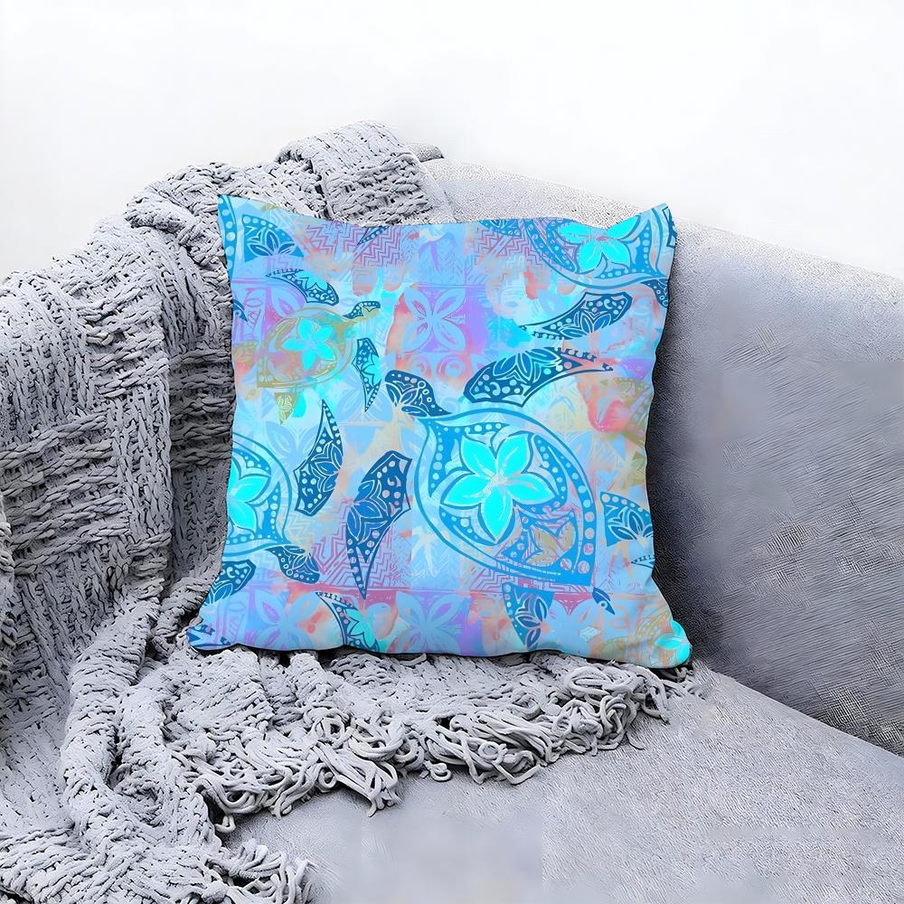 Stylish Creative Print Design Cushion Cover Premium Comfort Reversible Pillow Cove In One Design for Any Room Car Interior