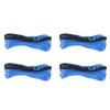 A16P-4Pcs 3/16 Inch X 50 Inch 7700 Lbs Synthetic Winch Line Cable Rope With Protection Sleeve For ATV UTV (Blue)