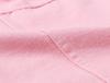 Damen Rosa Frühling Locker Geschnittene Jeansjacke - Kurz, Langärmlig, Übergröße, Lässiger Koreanischer Stil