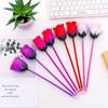 New Students School Ballpoint Pen Stationery Valentine's Day Rose Flower