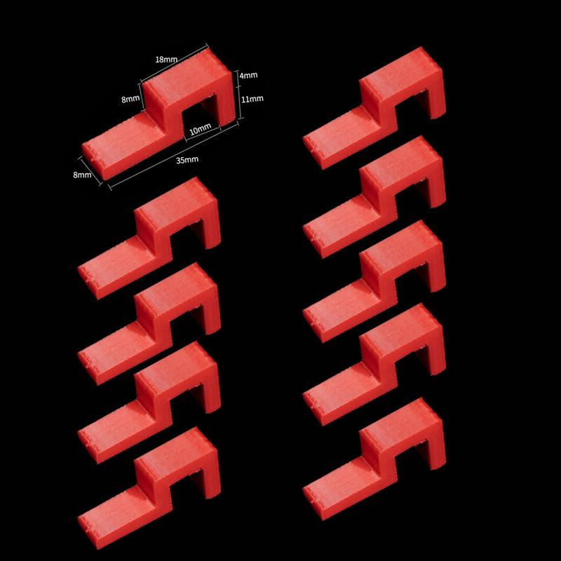 

10Pcs Aquarium Bracket Support Frame Mini Acrylic Fish Tank Glass Cover Holder Aquarium Accessories 5/6/8/10/12/15/19Mm A11
