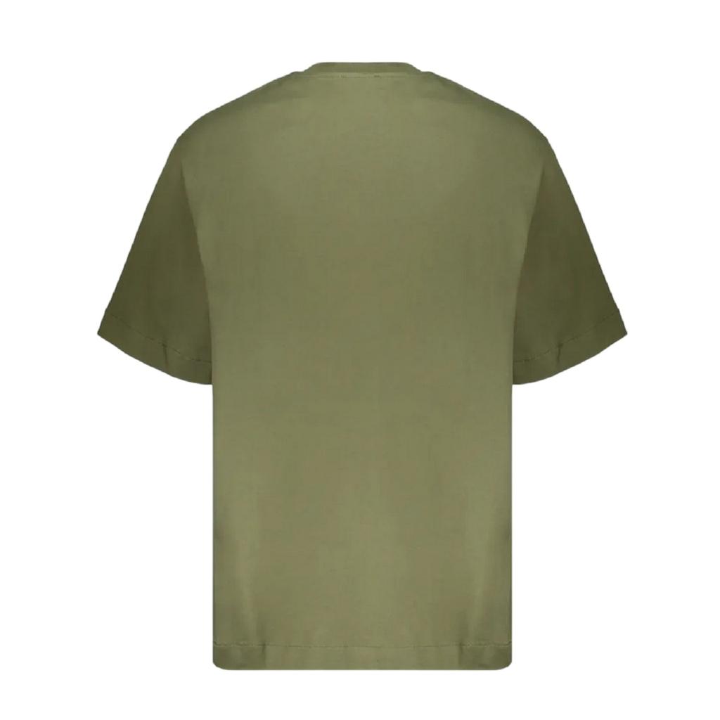 Off White Mens Bookish Lettering Crew Neck T-Shirt