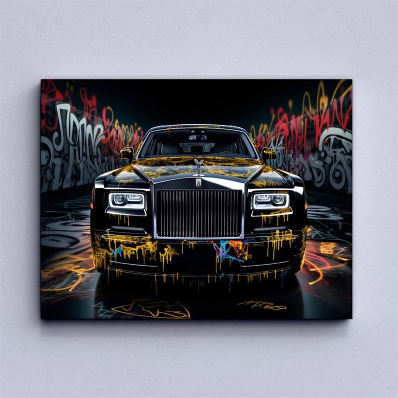 Hot Colorful Neon C8 Luxury Car Press Quality Poster Aesthetics Art Home Wall Canvas Home Driver Room Garage Living Decor Design