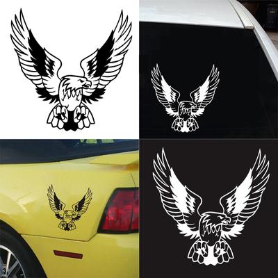 3D Araba Sticker Moda Kartal Araba Komik Vahşi Hayvan Çıkartmaları ve Etiketleri Viny
