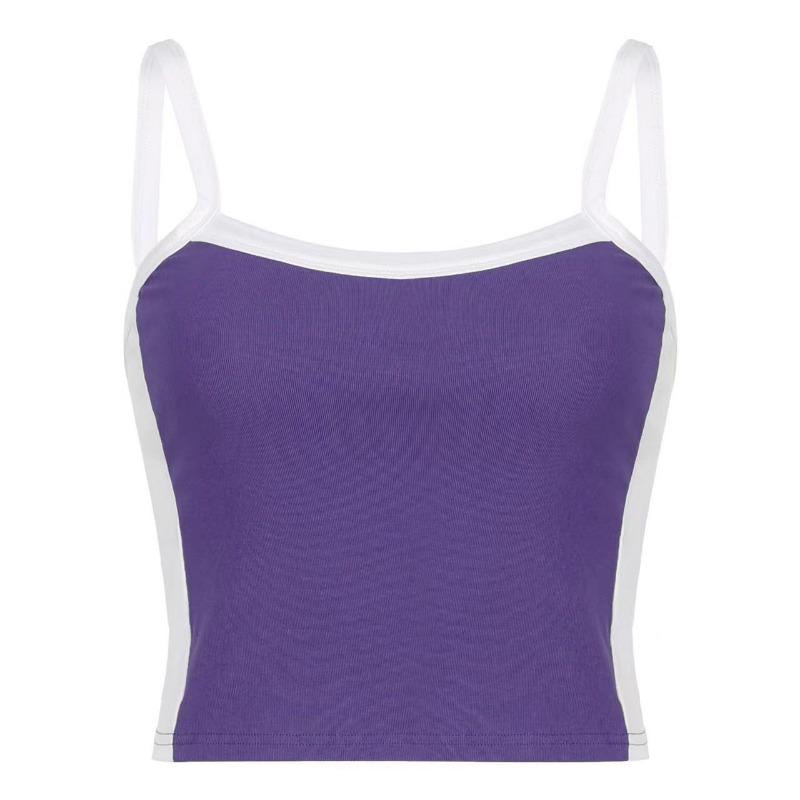 Sleeveless Knitted Crop Tops Green Sexy Basic Patchwork 2023 Summer Casual Backless Y2k Vintage Tank Top Women