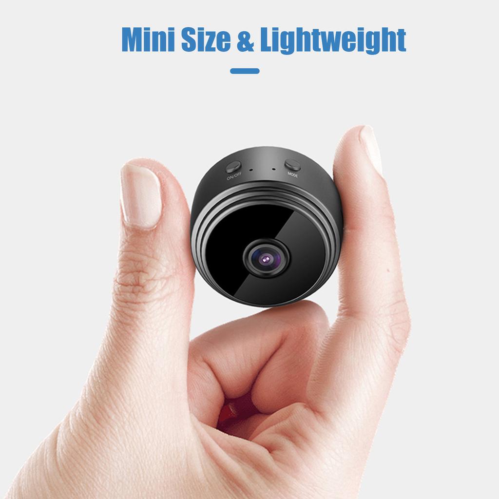 1080P WiFi Mini Camera Video Cam Camcorder 150 degrees  Wide Angle IR Night Vision Motion Detection 128GB Extended