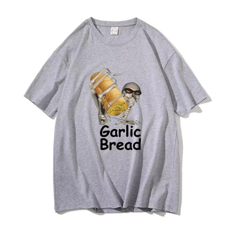When Ur Mom Com HOM N Maek Hte Garlic Bread Unisex Women T Shirts Harajuku Graphic Vintage Best Trendy Unisex Casual Loose Tshirt