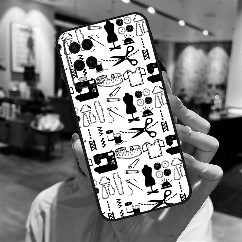 Sewing Scissors Case For Oppo A78 A98 A79 A18 A38 A58 A40 A60 A80 A16 A76 A96 A15 A74 A94 A54 A17 A77 Cover