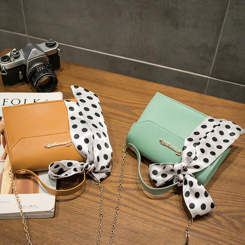 Scarf Handbag Small Bag for Women Korean Style Women's Crossbody Bag