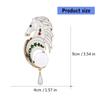 Horse Pearls Brooch Rhinestones Embellished Alloy Accessory Stylish Fashion Jewelry Gift