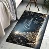 Christmas Carpet Romantic First Snow Door Mat Porch Soft Welcome Mat Rug For Bedroom Living Room Outdoor Carpet Home De