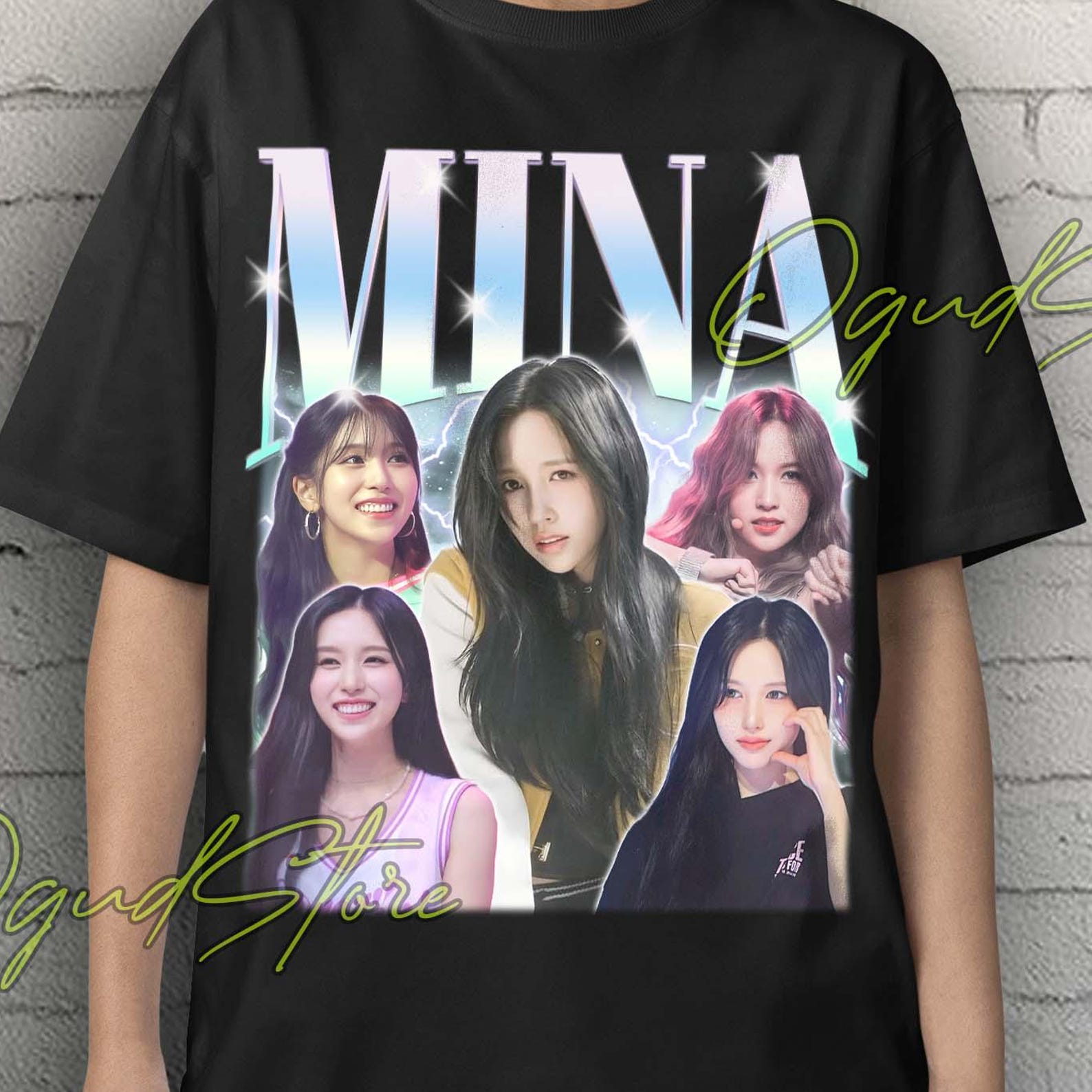 MINA Twice Unisex T-Shirt: Kpop Idol Music Merch M