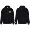 Graffiti Letter Print Hooded Sweatshirt Jacket Men Loose Fit Streetwear Long Sleeve Cotton Pullover