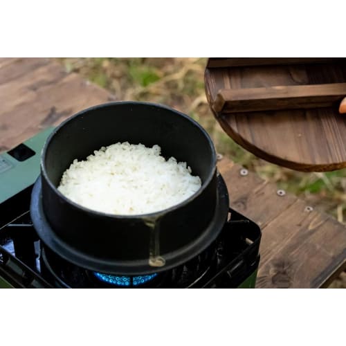 Ikenaga Iron Works Kamameshi Rice Cooker, 1-cup Rice Cooker, Single-Serving, Made In Japan, 41273