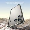 For iPhone 17 Pro Max Case Hollow Heat Dissipation Silicone Metal Bumper Phone Cover