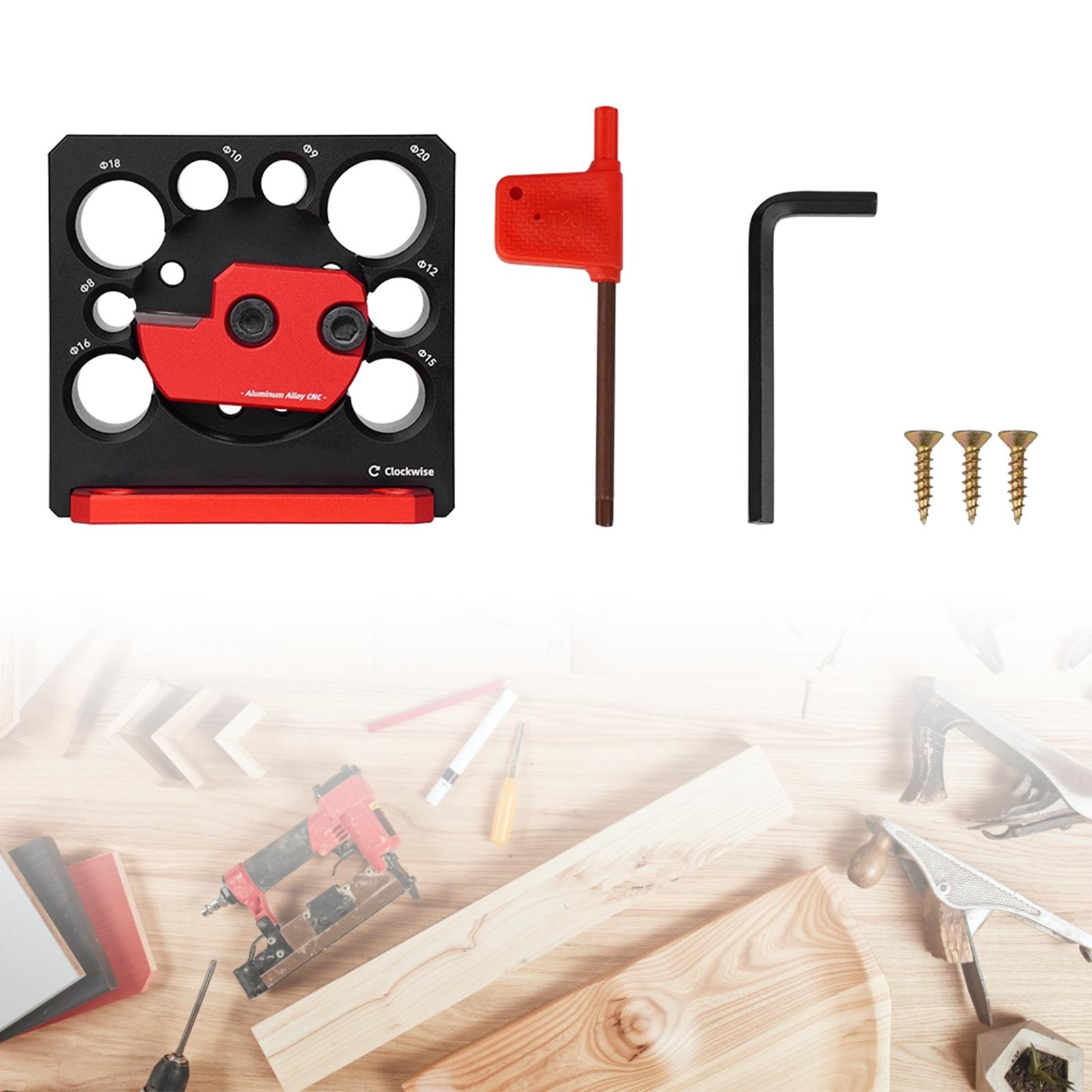 

Adjustable Dowel Maker Metric Jig 8mm-20mm with Carbides Blades Round Bar Round Tenon Making Tool Compact Woodworking
