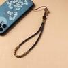 Chinese Style Phone Wrist Charm Strap Cell Phone Finger Keychain Hand-Woven Ring Buckle Pendant Cloud Pattern