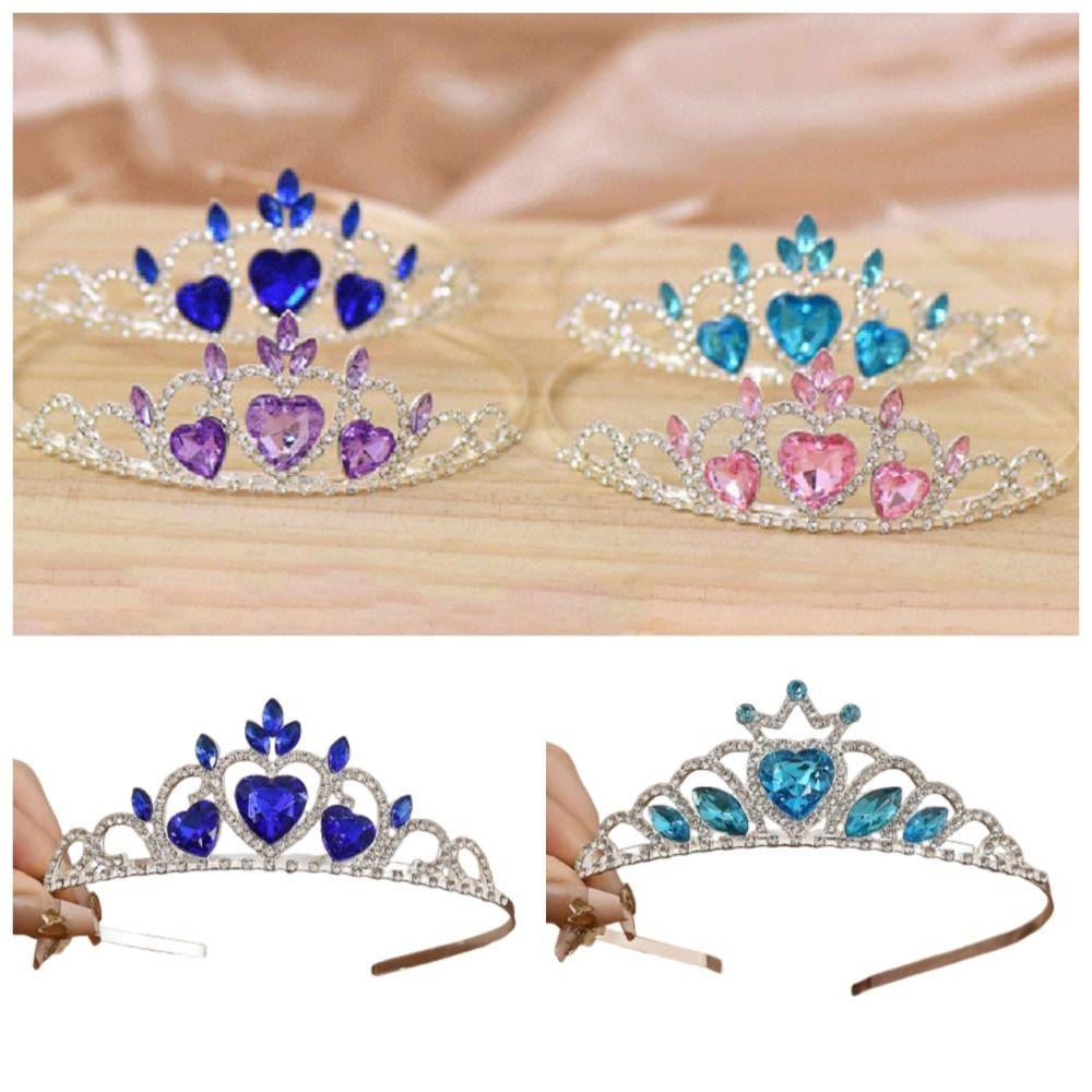 Heart Designs Birthday Queen Tiara Gorgeous Rhinestone Crown Bridal Tiara Crown  Wedding