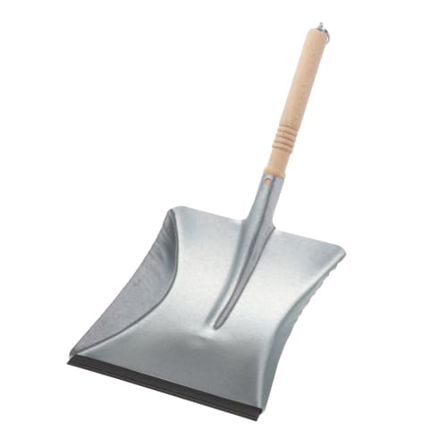 REDECKER Wood-Handled Dustpan (Galvanized)