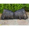 Motorcycle Leather Saddle Luggage Bag Goat Saddlebags Large Saddlebag Sportster