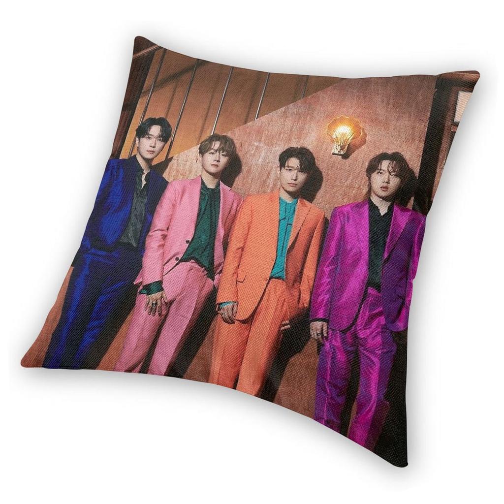 Forestella Koreanische Band Kissenbezug Polyester Leinen Samt Bedruckt Reißverschluss Dekor Kissenbezug Zimmer Kissenbezug 18"