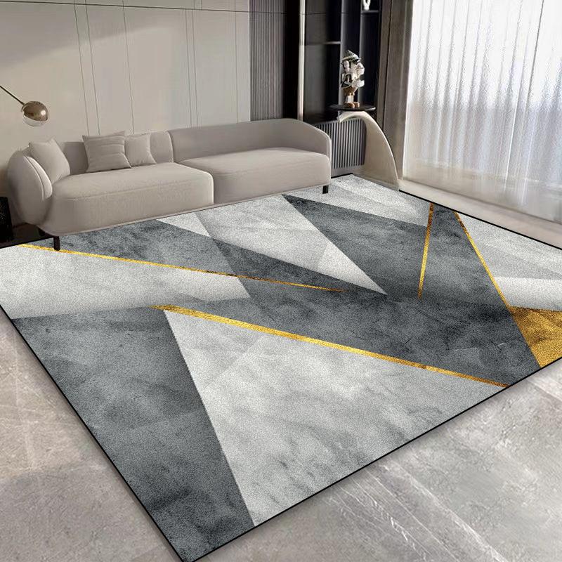 Severský lehký luxusní geometrický koberec do obývacího pokoje velkoplošný měkký snadno čistitelný koberec pro dekoraci ložnice rohožka do šatny