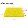 100Pcs Yellow Cleaning Sponge Cleaner for Enduring Electric Welding Soldering Iron