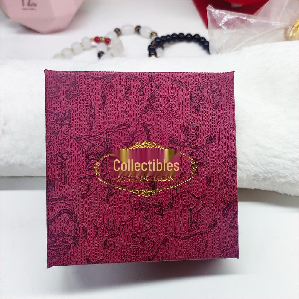 Blooming Wealth Longevity Lock Pendant with Gemstones On Black Rope Necklace