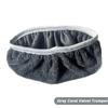Verdicktes elastisches Band Flachmopp-Pads Korallenfleece/Mikrofaser/Chenille Ersatz Rotierender Kehrmopp Waschbares Feuchtwischtuch zur Bodenreinigung